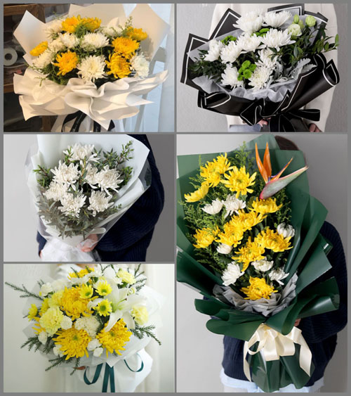 福建莆田秀屿区平海镇上林村白事花束代送